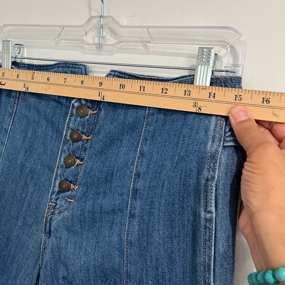 Free People Blue Flare & Wide Leg Jeans - Picture 4 of 10